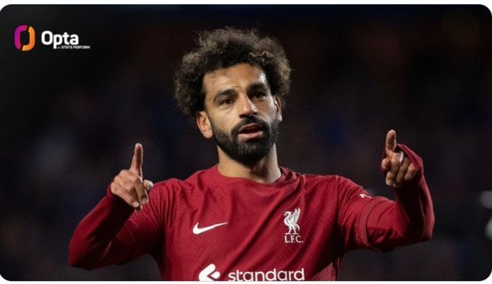 Mohamed Salah terlibat dalam 42 gol bersama Liverpool di Liga Inggris 2017-2018.