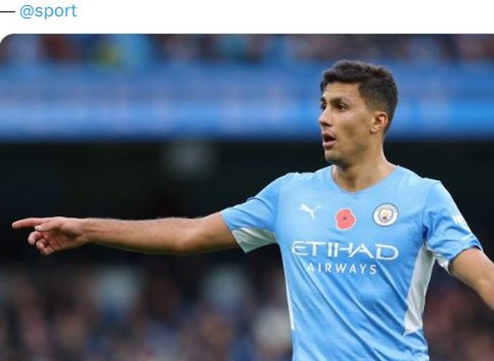 Gelandang Manchester City, Rodri.