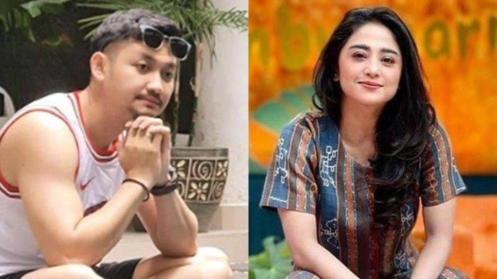 Kolase foto Angga Wijaya dan Dewi Perssik