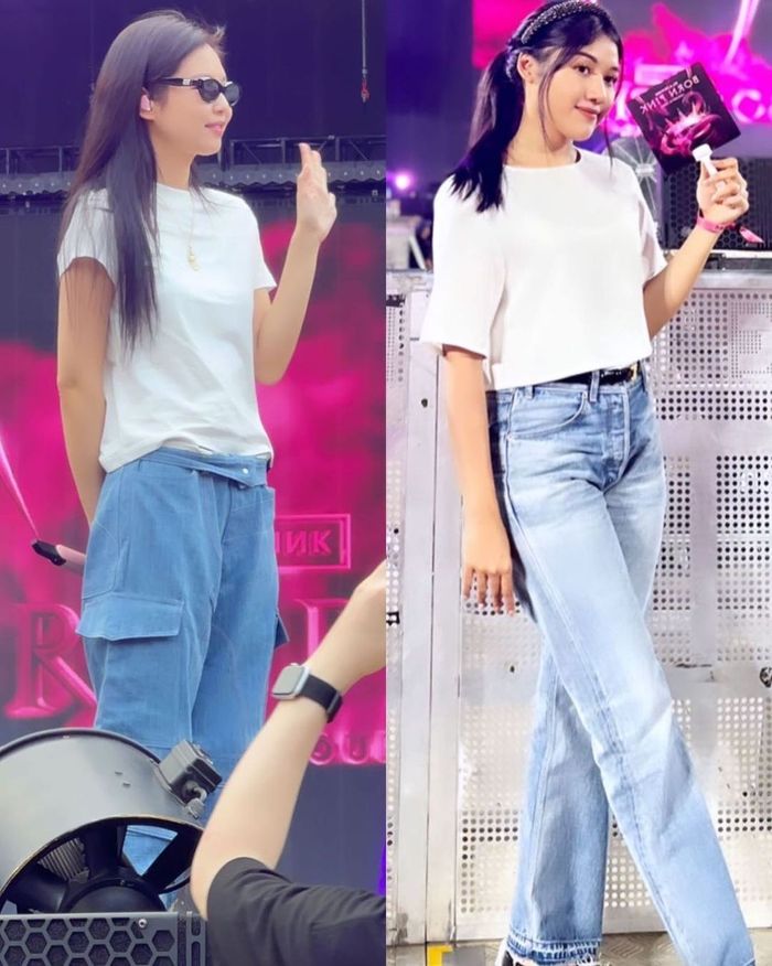 Tampilan Erina Gudono saat nonton konser Blackpink