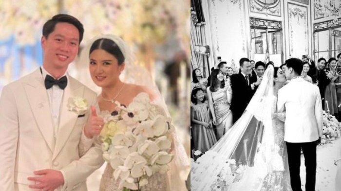 Momen pernikahan Valencia Tanoesoedibjo dan Kevin Sanjaya