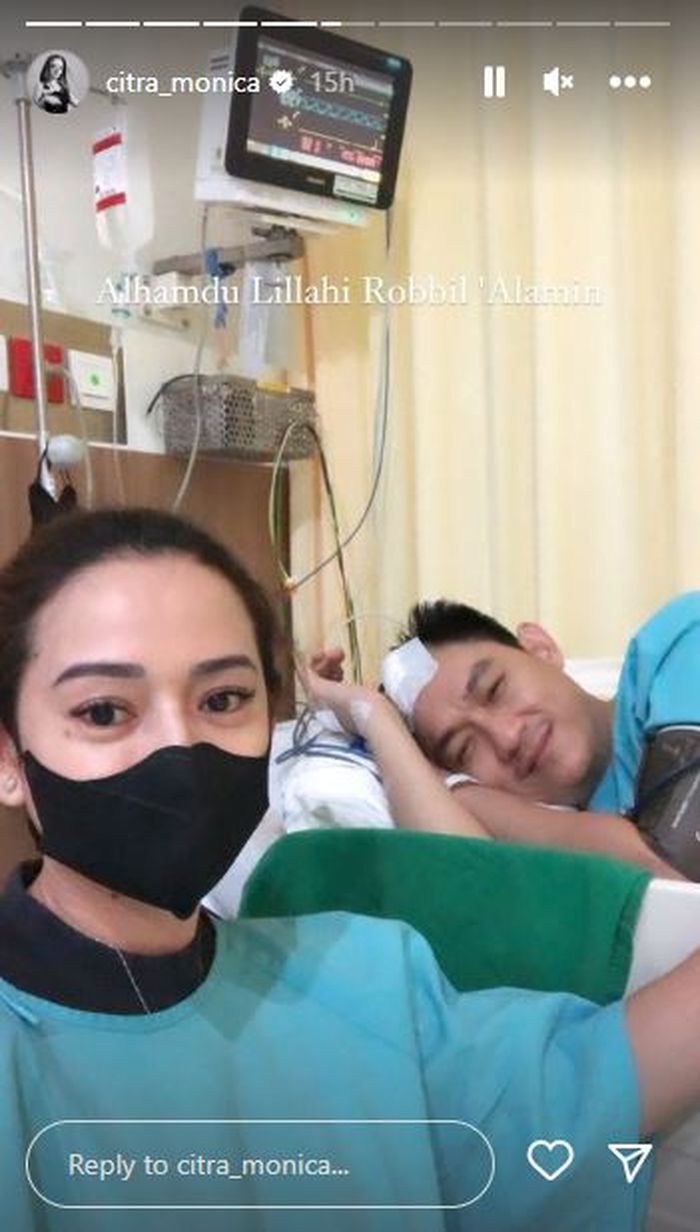 Kondisi terkini Ifan Seventeen pasca operasi tumor di kepalanya. 