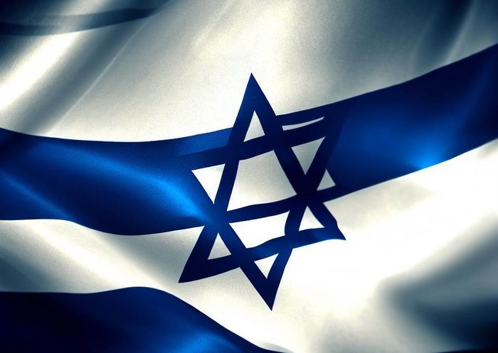 Ilustrasi bendera Israel