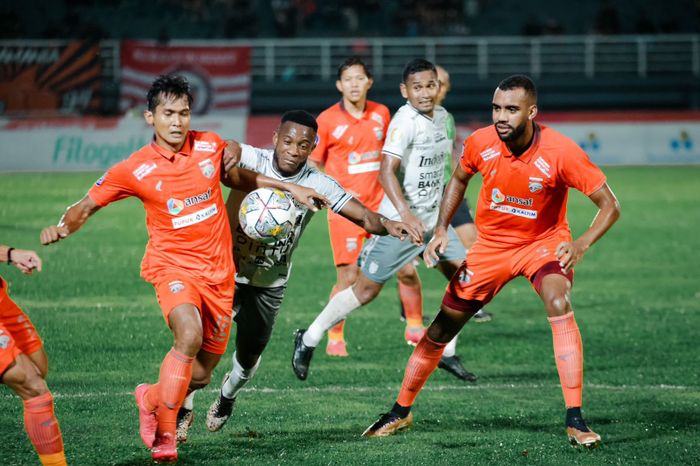 Laga pekan ke-32 Liga 1 Borneo FC Samarinda vs Bali United di Stadion Segiri, Kalimantan Timur, Senin (3/4/2023).