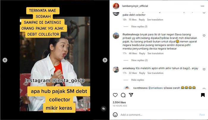 Soimah bongkar kelakukan oknum pegawai pajak