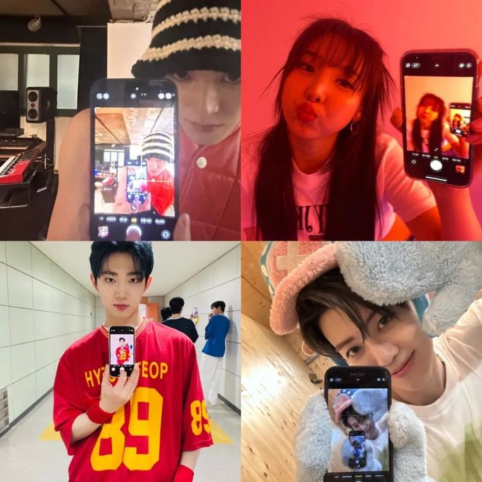 Trend mirror selca dikalangan Idol