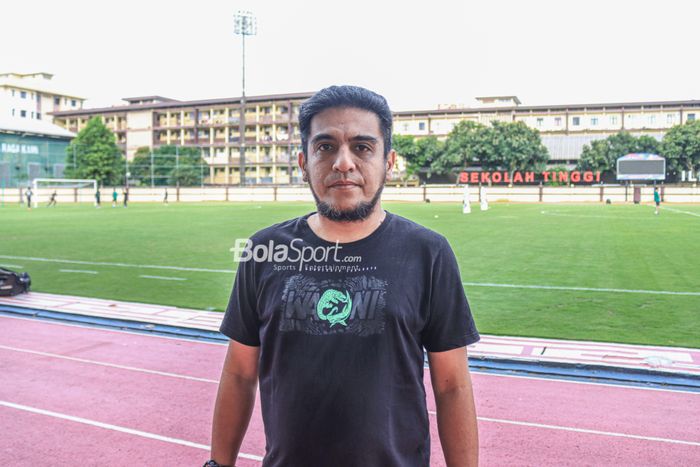 Manajer Persebaya Surabaya, Yahya Alkatiri, saat ditemui di Stadion PTIK, Blok M, Jakarta Selatan, Senin (10/4/2023) sore.