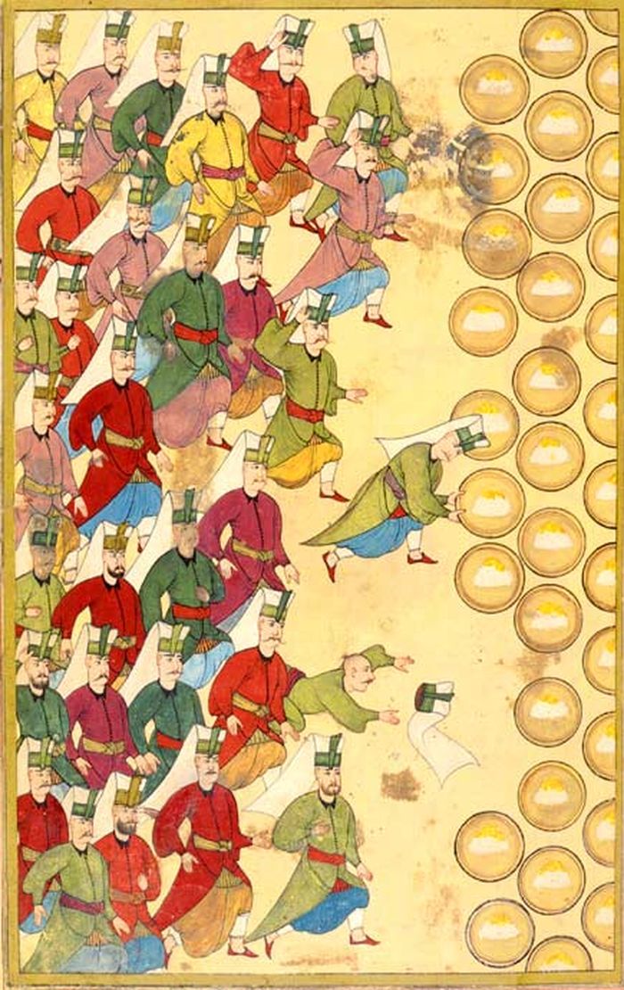 Tapi untuk yanisari, kazan dan makanan pada umumnya adalah simbol yang kuat. Menerima makanan sultan adalah tanda kesetiaan dan dedikasi kepadanya.