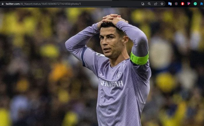 Megabintang Al Nassr, Cristiano Ronaldo.