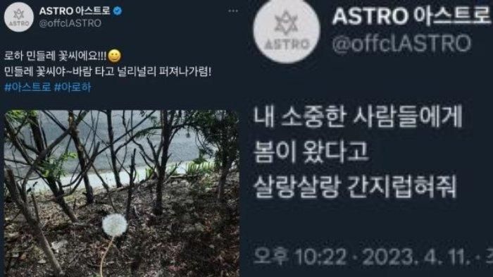 Postingan Terkahir Moonbin di Twitter Resmi ASTRO