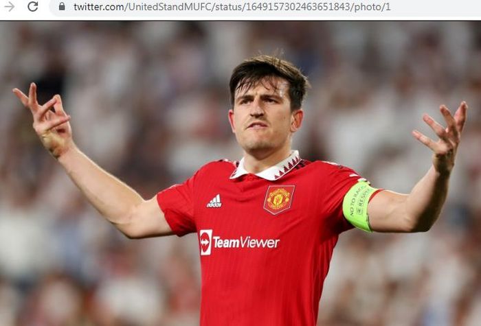 Kapten Manchester United, Harry Maguire, kini tidak menjadi pilihan utama Erik ten Hag.