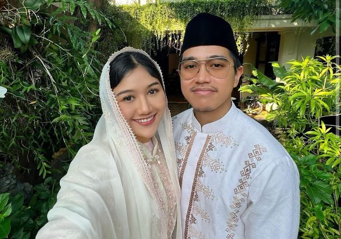 Erina Gudono dan Kaesang Pangarep 