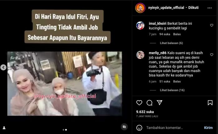 Lebaran 2023 Ayu Ting Ting