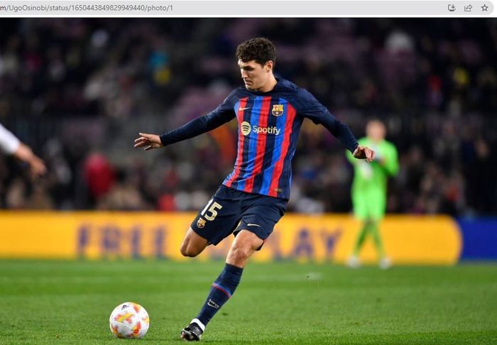 Bek tengah Barcelona, Andreas Christensen.