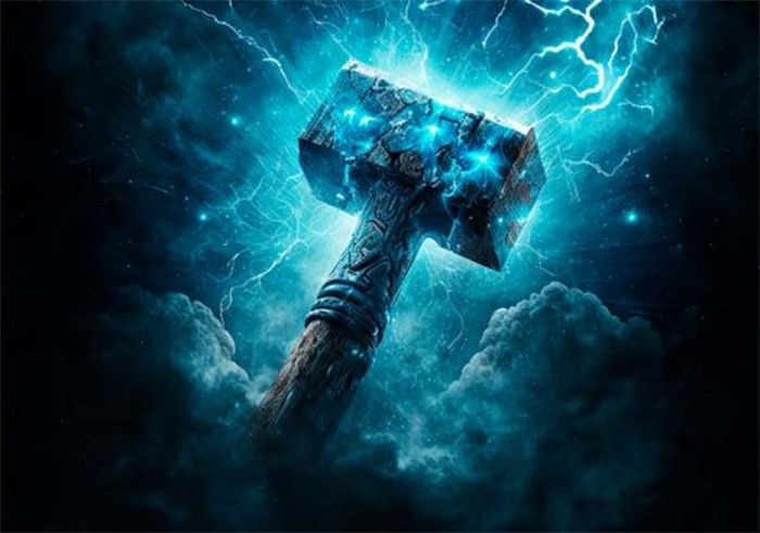 Palu Thor, yang dikenal sebagai Mjolnir.