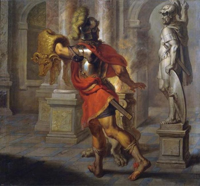 Jason dan Bulu Emas, karya Erasmus Quellinus II sekitar tahun 1630.