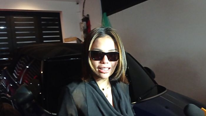 Nikita Mirzani ditemui di kawasan Petukangan, Jakarta Selatan, Selasa (2/5/2023).