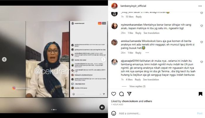 Anak Indah Permatasari Dibelikan Gelang Emas Oleh Ortu Arie Kriting, Nursyah Beri Sindiran Pedas: Sekalian Belikan...