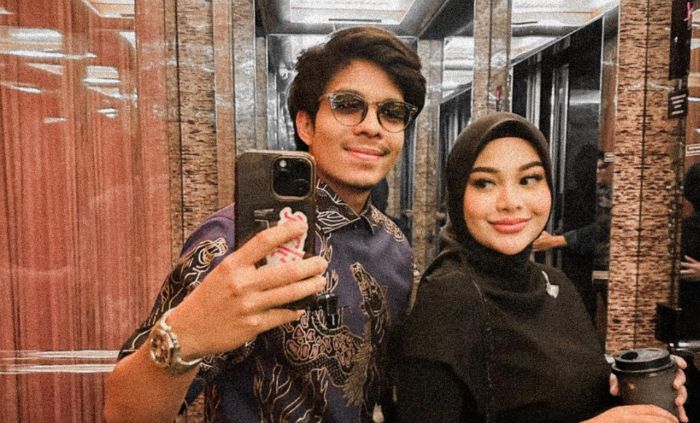 Aurel Hermansyah dan Atta Halilintar. 