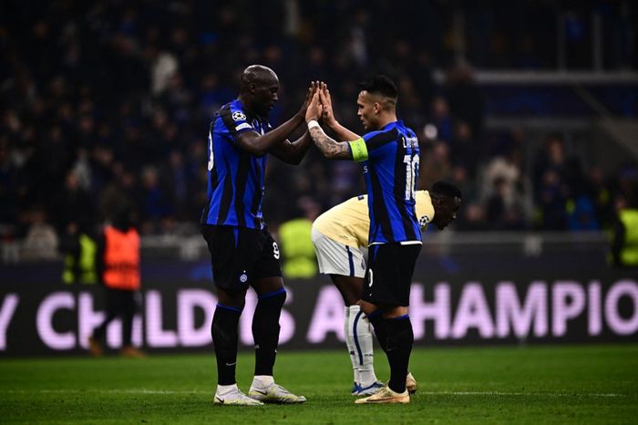 Duet Romelu Lukaku dan Lautaro Martinez (Lu-La) saat berkolaborasi di Inter Milan.