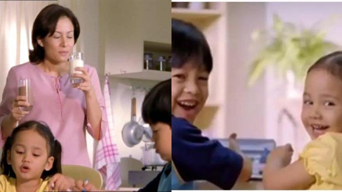 Bocah berbaju kuning di iklan susu tersebut kini telah menjadi artis terkenal