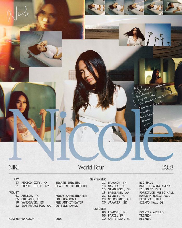 Poster konser 'Nicole World Tour 2023'