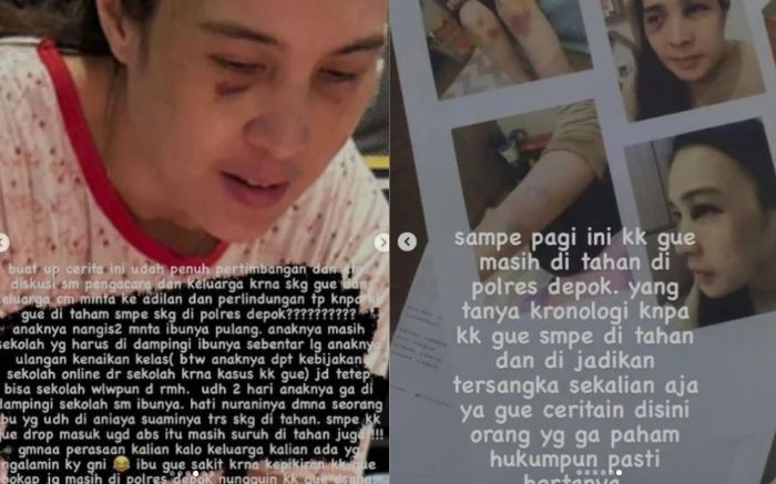 Ibu muda korban KDRT ini justru dijadikan tersangka
