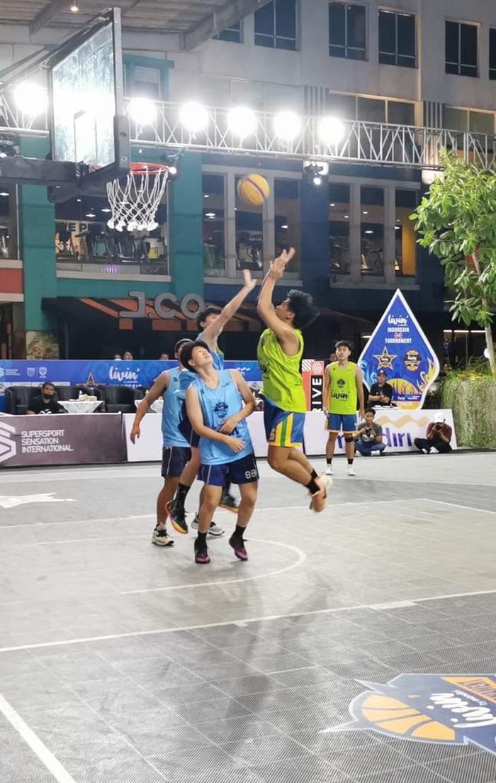 Suasana Kompetisi Mandi 3X3 Tournament.