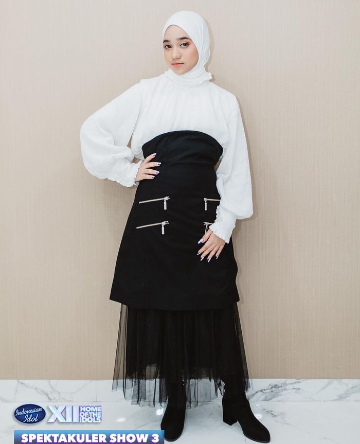 Penampilan Nabila Taqiyyah di ajang Indonesian Idol musim ke-12.