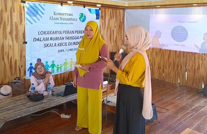 Lokakarya Peran Perempuan dalam Perikanan Skala Kecil di Desa Bugis, Kabupaten Bima, Nusa Tenggara Barat.