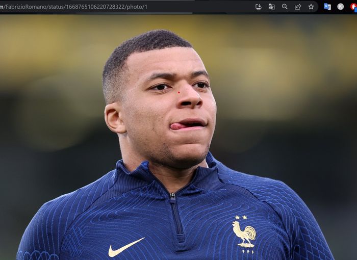 Bintang Paris Saint-Germain asal Prancis, Kylian Mbappe.