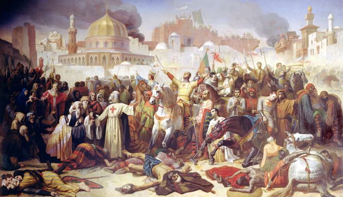 Lukisan abad ke-19 M karya &Eacute;mil Signol berjudul 