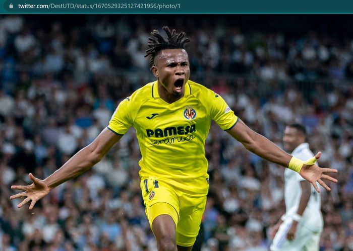 Winger Villarreal, Samuel Chukwueze, dikabarkan menjadi incaran utama AC Milan pada bursa transfer musim panas 2023.