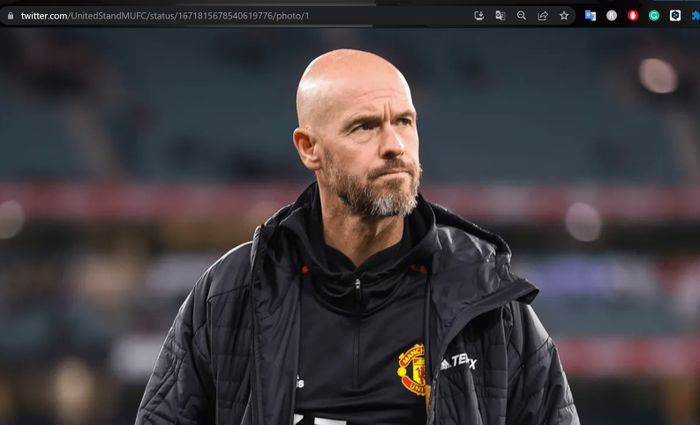 Pelatih Manchester United, Erik ten Hag.