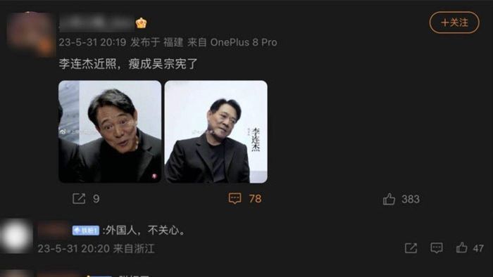 Ramai netizen komentari penampilan terbaru Jet Li