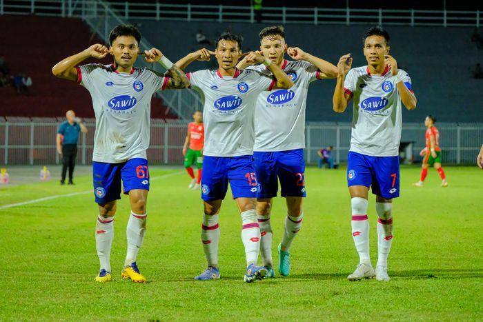 Winger timnas Indonesia, Saddil Ramdani tampil apik dengan berperan dalam semua gol Sabah FC saat menang 3-0 atas Kelantan United dalam laga pekan ke-15 Liga Super Malaysia, Senin (26/6/2023).