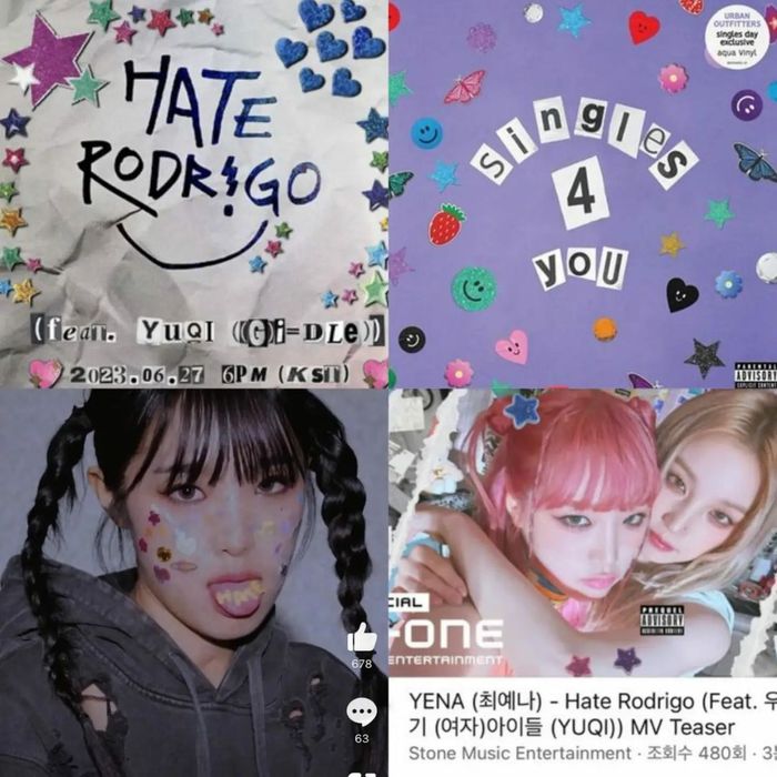 Konsep lagu terbaru Choi Ye Na yang dinilai mirip dengan konser Olivia Rodrigo