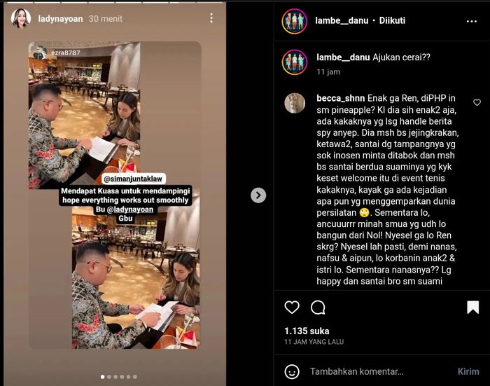 Tunjuk Kuasa Hukum, Lady Nayoan Siap Ceraikan Rendy Kjaernett? Netizen : Di-PHP Pineaple!
