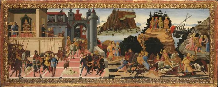 Adegan dari Kisah Para Argonaut, karya Jacopo di Arcangelo, sekitar tahun 1465.