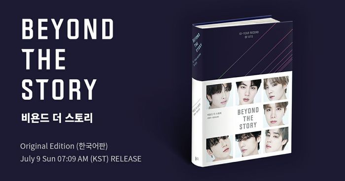 Buku BTS berjudul 'Beyond The Story' yang dirilis pada 9 Juli 2023