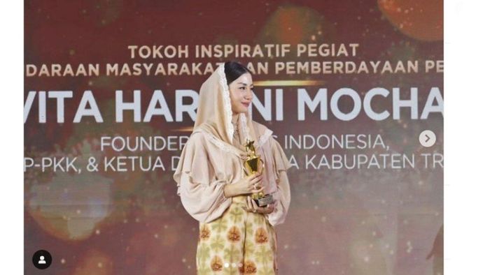 Sosok Novita Hardini istri Bupati Trenggalek.