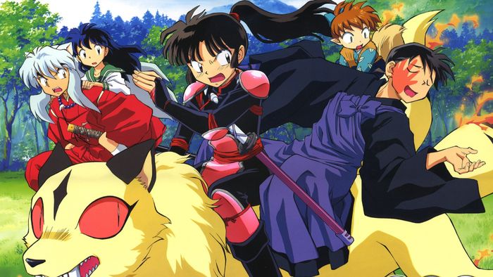 Ilustrasi anime Inuyasha.