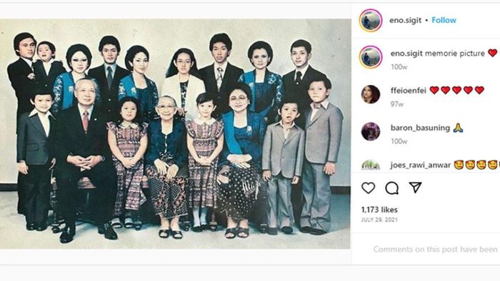 Eno Sigit, cucu presiden Soeharto berteman dengan Nike Ardilla