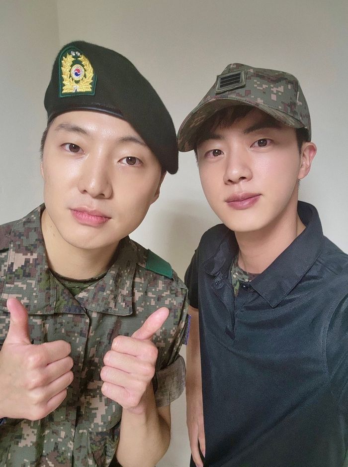 Jin BTS dan Kang Seung Yoon WINNER