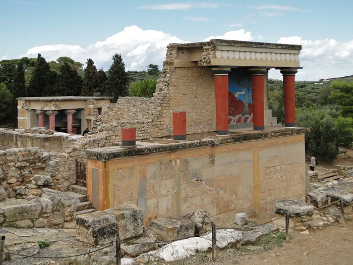 Istana Knossos di Kreta.