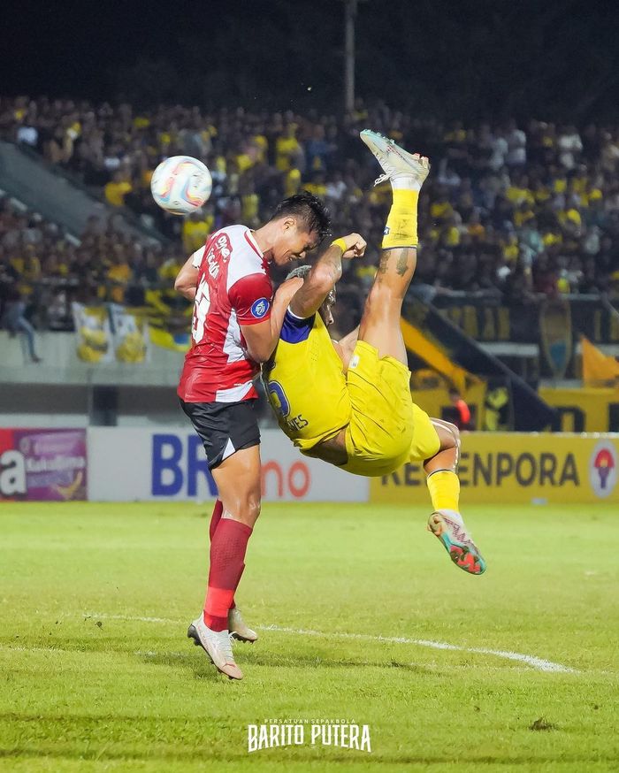 Laga Barito Putera Vs Madura United di Stadion Demang Lehman, Banjarbaru, Kalimantan Selatan pada Minggu (30/7/2023).