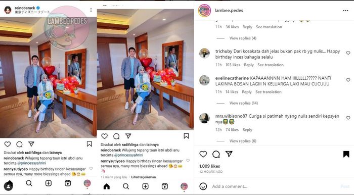 Syahrini Ulang Tahun, Reino Barack Beri Ucapan Selamat, Netizen Malah Nyinyir, Kenapa?