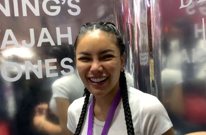 Nikita Mirzani saat ditemui di kawasan Senayan, Jakarta Pusat, Jumat (4/8/2023).