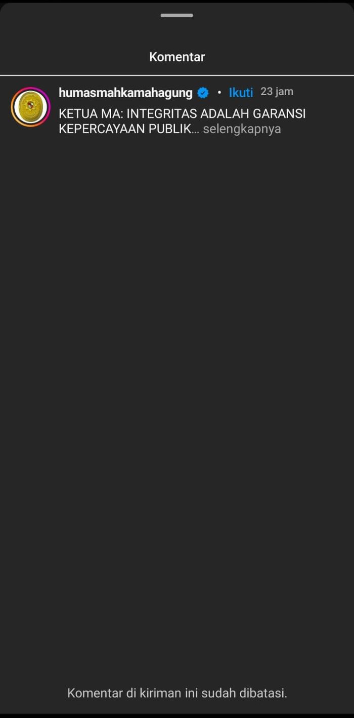 SS Kolom Komentar Instagram MA