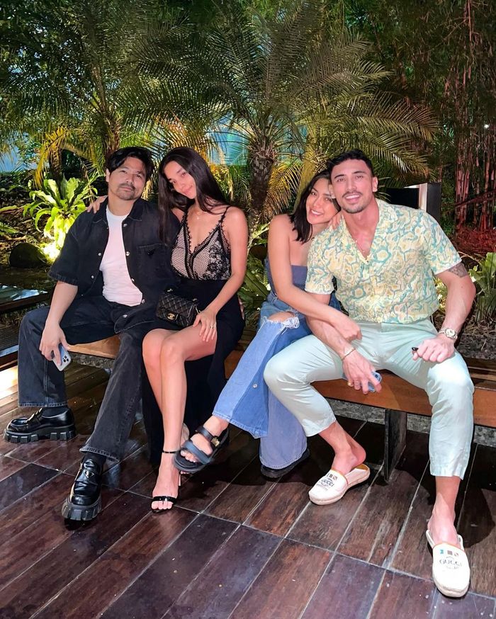 Potret Jessica Iskandar, Vincent Verhaag, Eric Iskandar, dan Vanessa Iskandar.